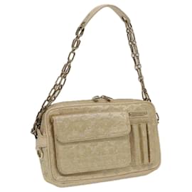 Louis Vuitton-LOUIS VUITTON Monogram Shine McKenna Shoulder Bag Gold M92363 LV Auth 95234-Golden