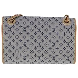 Louis Vuitton-LOUIS VUITTON Monogram Mini Camille Chain Shoulder Bag Blue M92002 Auth 94127A-Blue