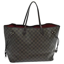 Louis Vuitton-LOUIS VUITTON Damier Ebene Neverfull GM Tote Bag N51106 LV Auth hk1679-Other