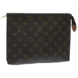 Louis Vuitton-LOUIS VUITTON Monogram Poche Toilette 26 Pouch M47542 LV Auth yk15558-Monogram