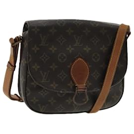 Louis Vuitton-LOUIS VUITTON Monogram Saint Cloud GM Shoulder Bag M51242 LV Auth 95193-Monogram