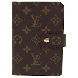 Louis Vuitton-LOUIS VUITTON Monogram Porto Papie Zip Wallet M61207 LV Auth 94739-Monogram