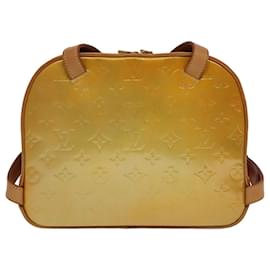 Louis Vuitton-LOUIS VUITTON Monogram Vernis Marley Backpack Gris M91038 LV Auth 94388-Grey