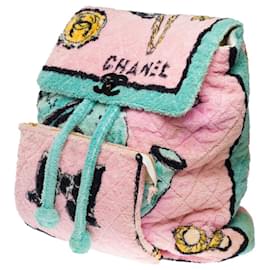 Chanel-CHANEL Tweed Rose Bag - 102203-Pink
