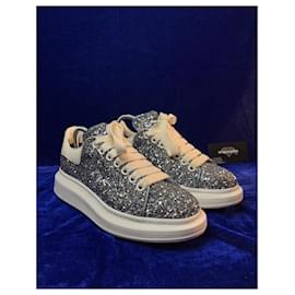 Alexander Mcqueen-Alexander McQueen Oversized Sneakers Woman 38-Silvery,White,Turquoise