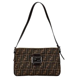 Fendi-Sac seau Mamma Zucca de Fendi-Marron