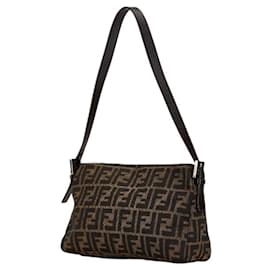 Fendi-Sac seau Mamma Zucca de Fendi-Marron