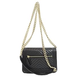 Chanel-Chanel Boy Long Caviar Skin Chain Wallet-Black