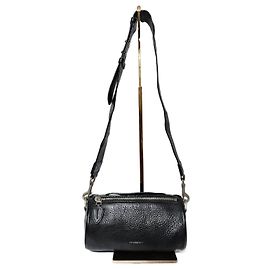 Bolsa Barrel em couro de bezerro preta BURBERRY Preto
