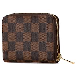 Louis Vuitton-Louis Vuitton Damier Zippy Coin Purse-Brown