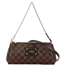 Louis Vuitton-Louis Vuitton Damier Eva Chain Handbag-Brown