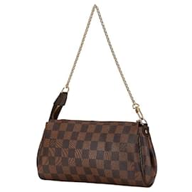 Louis Vuitton-Louis Vuitton Damier Eva Chain Handbag-Brown