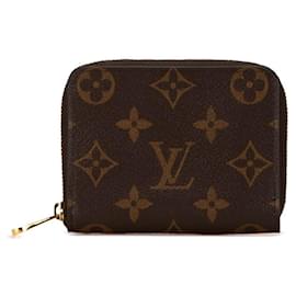 Louis Vuitton-Louis Vuitton Monogram Zippy Coin Purse-Brown