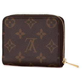 Louis Vuitton-Louis Vuitton Monogram Zippy Coin Purse-Brown