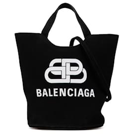 Balenciaga-Balenciaga Wave Medium Handbag-Black,White