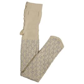 Gucci-GUCCI GG Supreme tights Color: Beige-Beige