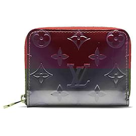 Louis Vuitton-Louis Vuitton Vernis Zippy Coin Purse Card Case Patent Leather Pink-Pink