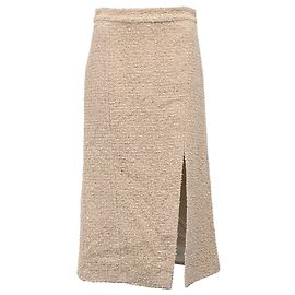 Jupe midi taille haute Etro en tweed beige Beige