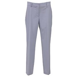 Tapered Hosen von Theory aus hellblauer Baumwolle Blau Hellblau