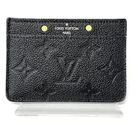 Louis Vuitton-Louis Vuitton Empreinte Leather Card Holder-Black