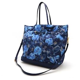 Louis Vuitton-Louis Vuitton Ikat Flower Noe Full MM Tote Bag-Blue