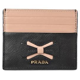 Prada-Prada Saffiano Card Case-Black