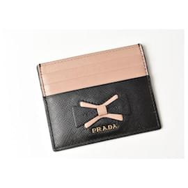 Prada-Prada Saffiano Card Case-Black
