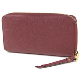 Louis Vuitton-Louis Vuitton Monogram Empreinte Zippy Wallet-Golden,Metallic
