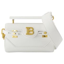 B-Buzz 19 Bolsa - Balmain - Couro - Branco Branco