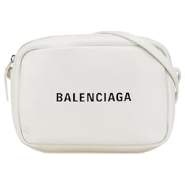 Balenciaga-Balenciaga Everyday Shoulder Bag-White