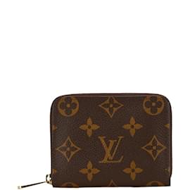 Louis Vuitton-Louis Vuitton Monogram Zippy Coin Purse-Brown