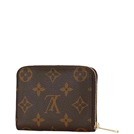 Louis Vuitton-Louis Vuitton Monogram Zippy Coin Purse-Brown
