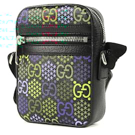 Gucci-GUCCI GG Psychedelic Shoulder Bag-Black,Multiple colors