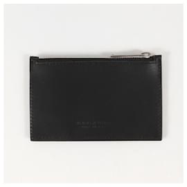 Bottega Veneta-Bottega Veneta Intrecciato Leather Coin Case-Black