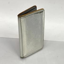 Louis Vuitton-Louis Vuitton Silver Business Card Holder-Silvery