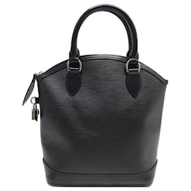 Louis Vuitton-LOUIS VUITTON LOCKIT VERTICAL M42292 IN BLACK EPI LEATHER HAND BAG-Black