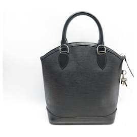 Louis Vuitton-LOUIS VUITTON LOCKIT VERTICAL M42292 IN BLACK EPI LEATHER HAND BAG-Black