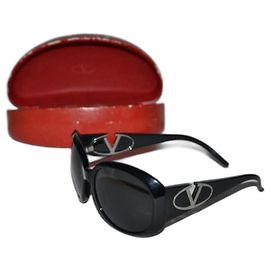 Valentino Garavani lunettes de soleil Noir