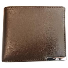 Autre Marque Tod's wallet dark brown leather Dark brown