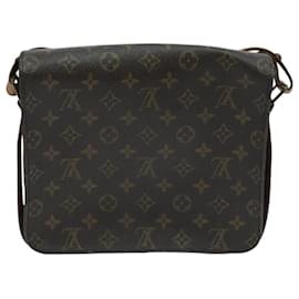 Louis Vuitton-LOUIS VUITTON Monogram Cartouchiere GM Shoulder Bag M51252 LV Auth 95194-Monogram