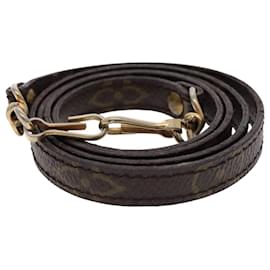 Louis Vuitton-LOUIS VUITTON Monogram Shoulder Strap Vintage 34.3"""" LV Auth 92746-Monogram