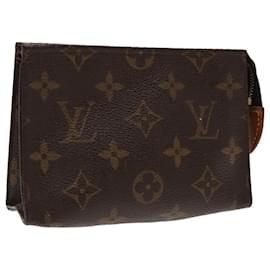 Louis Vuitton-LOUIS VUITTON Monogram Poche Toilette 15 Pouch M47546 LV Auth bs18716-Monogram