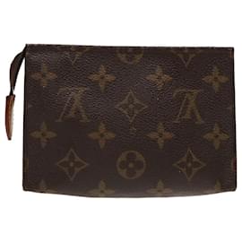 Louis Vuitton-LOUIS VUITTON Monogram Poche Toilette 15 Pouch M47546 LV Auth bs18716-Monogram