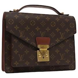 Louis Vuitton-LOUIS VUITTON Monogram Monceau 28 Hand Bag 2way M51185 LV Auth 95412-Monogram