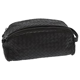 Autre Marque-BOTTEGA VENETA INTRECCIATO Clutch Bag Leather Brown Auth mr575-Brown