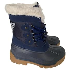 Armani-Boots-Navy blue