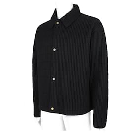 Alfred Dunhill-Dunhill Fine Quilt Hybrid Jacket-Black