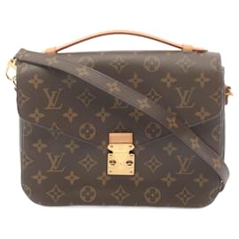 Louis Vuitton-Louis Vuitton Pochette Metis MM Handbag-Brown