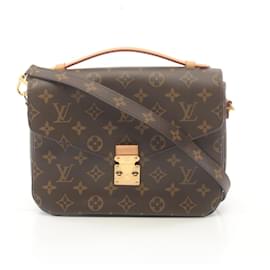 Louis Vuitton-Louis Vuitton Pochette Metis MM Handbag-Brown