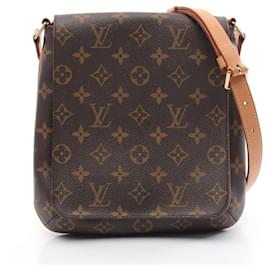 Louis Vuitton-Louis Vuitton Musette Salsa Long Strap Monogram Shoulder Bag-Brown
